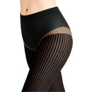 Falke Black Houndstooth 15 Denier Tights