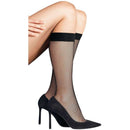 Falke Black Net Knee High Socks