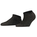 Falke Black Shiny Sneaker Socks