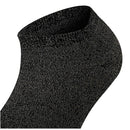 Falke Black Shiny Sneaker Socks