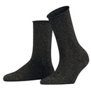 Falke Black Shiny Socks