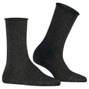 Falke Black Shiny Socks