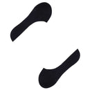 Falke Black Step Medium Cut No Show Box Socks