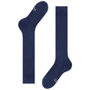 Falke Blue Energizing Cotton Knee High Socks