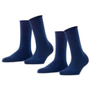 Falke Blue Happy 2-Pack Socks