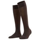 Falke Brown Cotton Touch Knee High Socks
