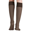 Falke Brown Pure Matt 20 Denier Knee High Stockings