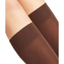 Falke Brown Pure Matt 50 Denier Knee-High Tights