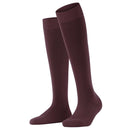 Falke Burgundy Climawool Knee High Socks