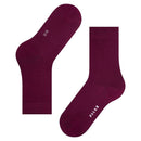 Falke Burgundy Cotton Touch Socks