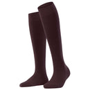Falke Burgundy Softmerino Knee High Socks