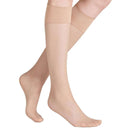 Falke Cream Pure Matt 20 Denier Knee High Stockings