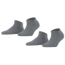 Falke Grey Happy 2-Pack Sneaker Socks