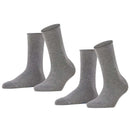 Falke Grey Happy 2-Pack Socks