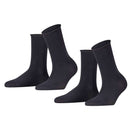 Falke Navy Happy 2-Pack Socks