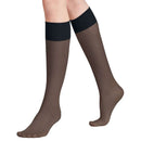 Falke Navy Pure Matt 20 Denier Knee High Stockings