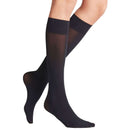 Falke Navy Pure Matt 50 Denier Knee-High Tights