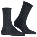 Falke Navy Shiny Socks