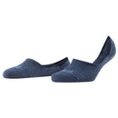 Falke Navy Step High Cut No Show Socks