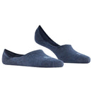 Falke Navy Step High Cut No Show Socks