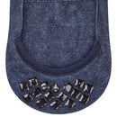 Falke Navy Step High Cut No Show Socks