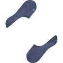 Falke Navy Step High Cut No Show Socks