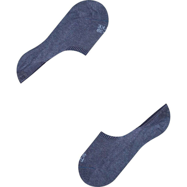 Falke Navy Step High Cut No Show Socks