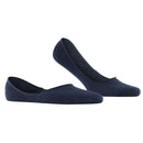 Falke Navy Step Medium Cut No Show Box Socks