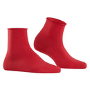 Falke Red Cotton Touch Short Socks
