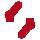 Falke Red Cotton Touch Short Socks