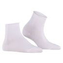 Falke White Cotton Touch Short Socks