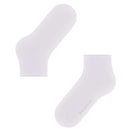 Falke White Cotton Touch Short Socks