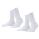 Falke White Happy 2-Pack Socks