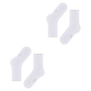 Falke White Happy 2-Pack Socks