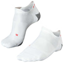 Falke White Running 5 Invisible No Show Socks