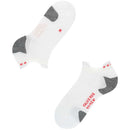 Falke White Running 5 Invisible No Show Socks