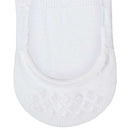 Falke White Step High Cut No Show Socks