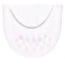 Falke White Step Medium Cut No Show Box Socks