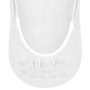 Falke White Step Medium Cut No Show Socks