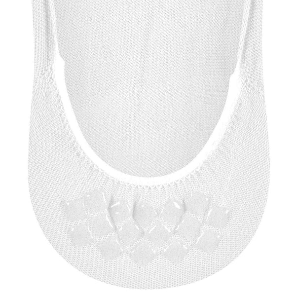 Falke White Step Medium Cut No Show Socks