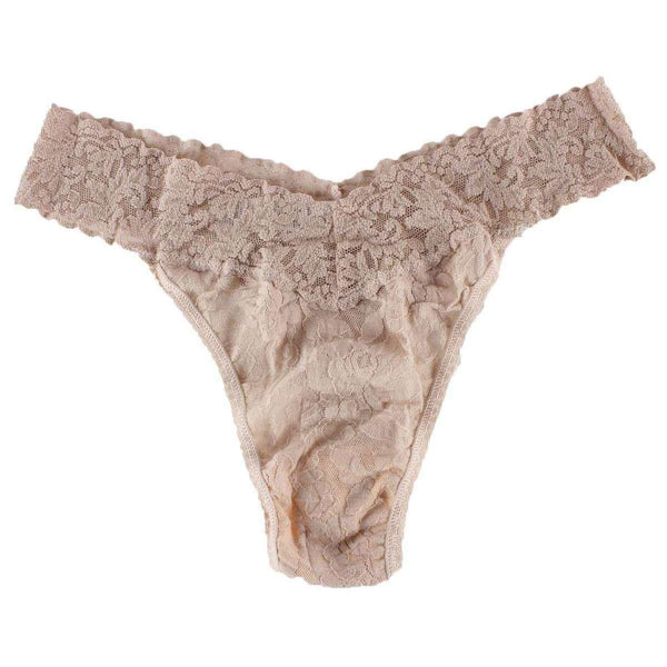 Hanky Panky Black Signature Lace 3 Pack Original Rise Thong
