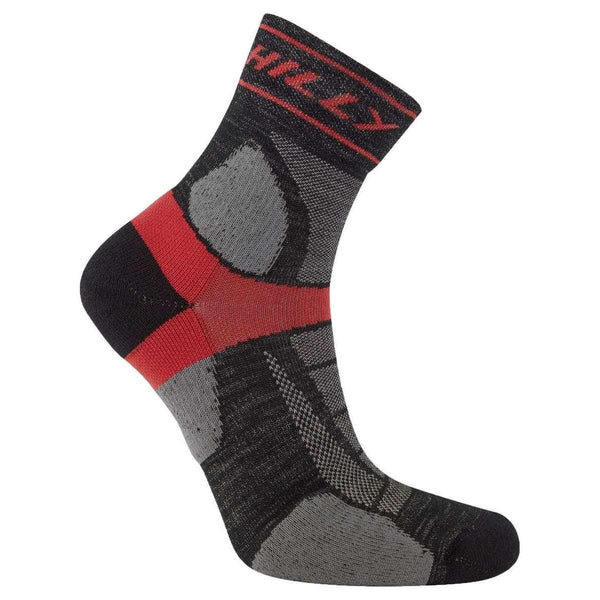 Hilly Black Trail Anklet Med Socks