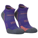 Hilly Purple Supreme Socklet Med Socks