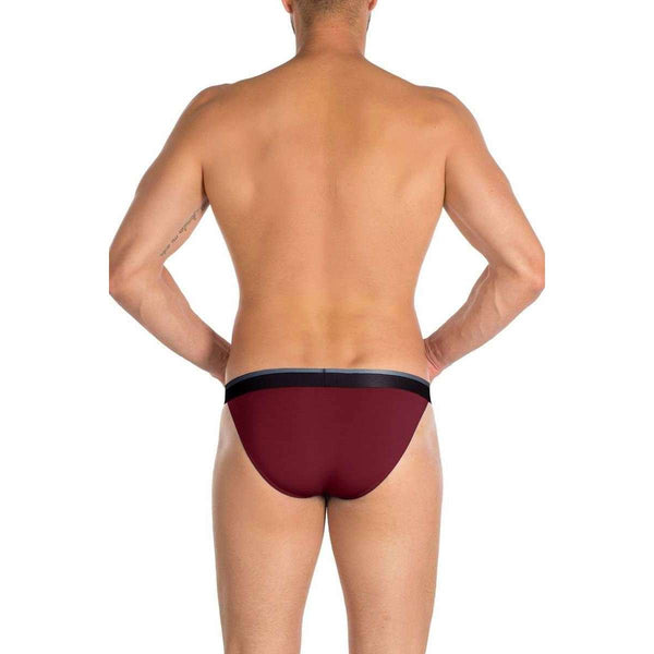 Obviously Burgundy PrimeMan AnatoMAX Bikini Brief