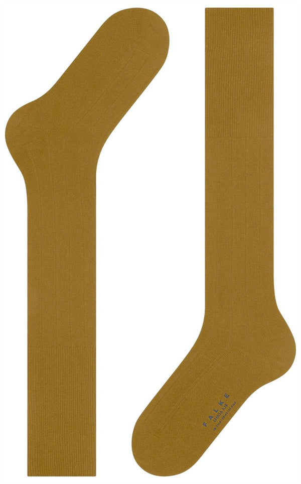 Falke Green Lhasa Rib Knee High Socks