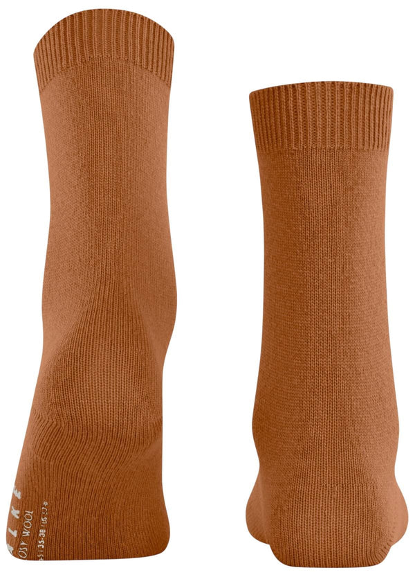 Falke Brown Cosy Wool Socks