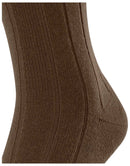 Falke Brown Lhasa Rib Socks