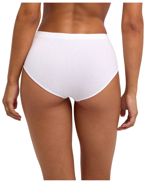 Falke White Daily Seamless Mid Waist Brief