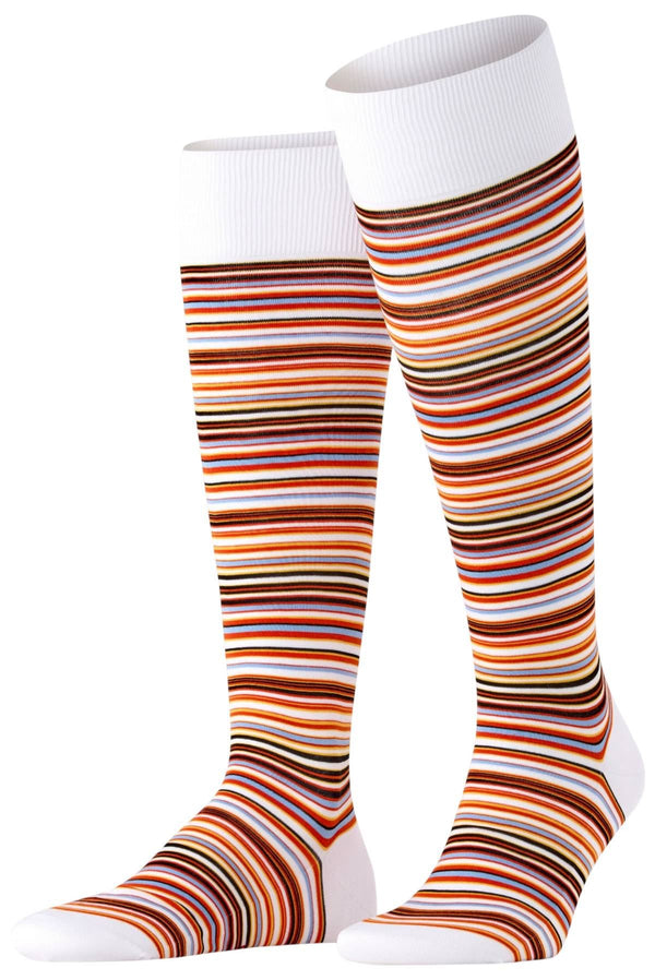 Falke White Microblock Knee High Socks