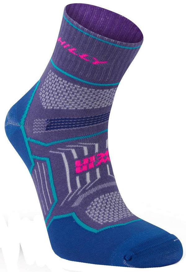 Hilly Purple Twin Skin Anklet Socks